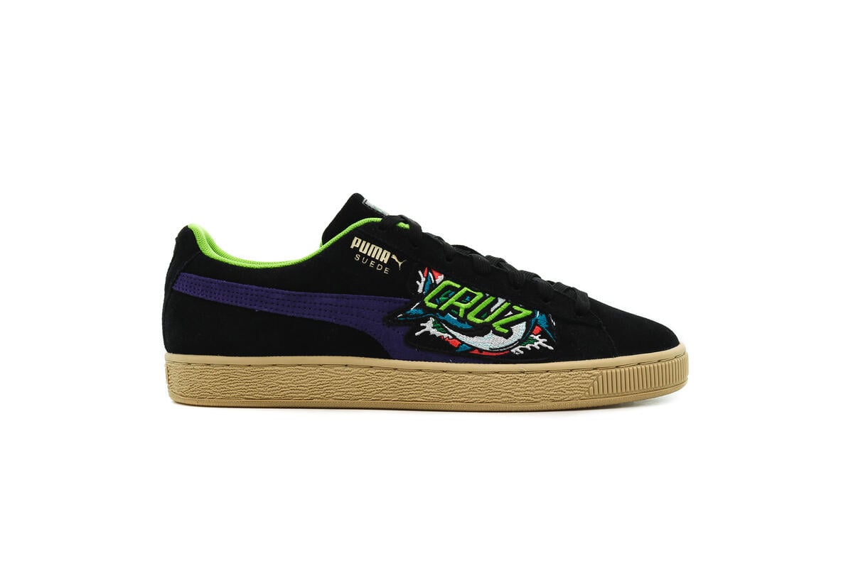 PUMA プーマ スウェード サンタクルーズ ブラック グリーンフラッシュ 381905-01 size:26.5cm Puma Suede Santa Cruz Shark | 381905-01 | AFEW STORE